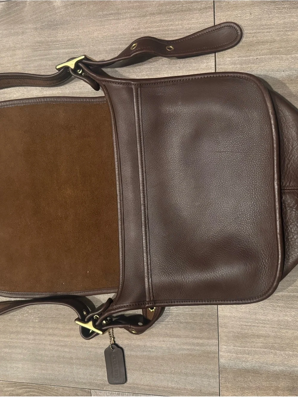 Coach Vintage Patricia Crossbody Bag  w/ Wallet - Mahogany Brown